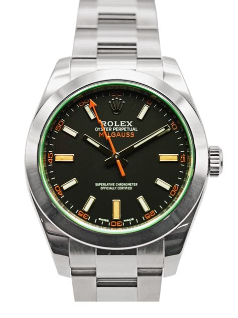 rolex milgauss 11640 black|rolex milgauss 116400gv price.